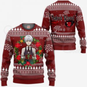 Ken Kaneki Ugly Christmas Sweater Tokyo Ghoul Anime Gift Idea VA11O chính thức Hàng hóa Tokyo Ghoul