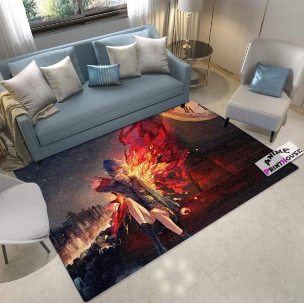 Anime Rug Tokyo Ghoul , Touka on RoofOfficial Tokyo Ghoul Merch