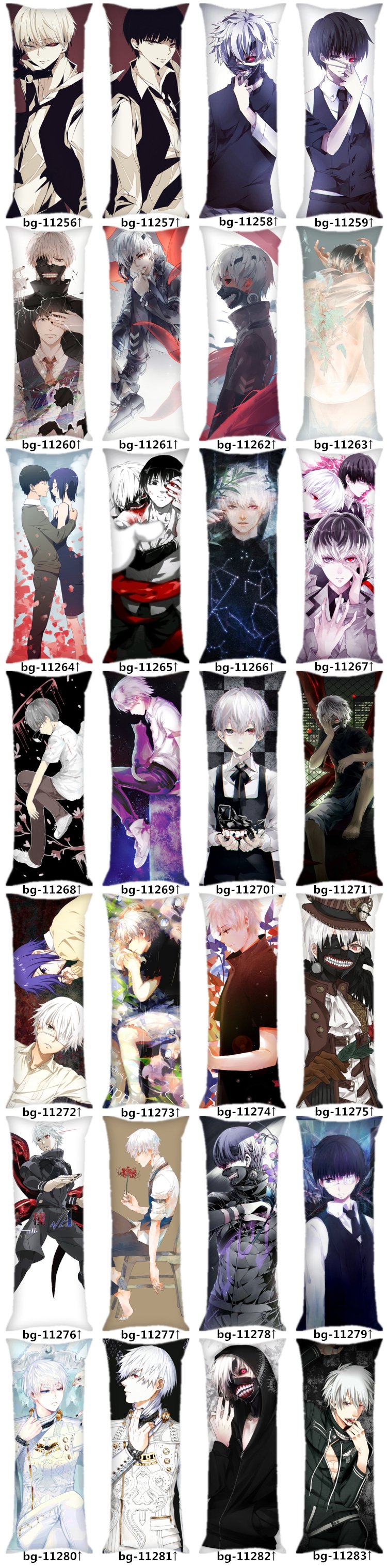 Tokyo Ghoul Body Pillow - Design Collection