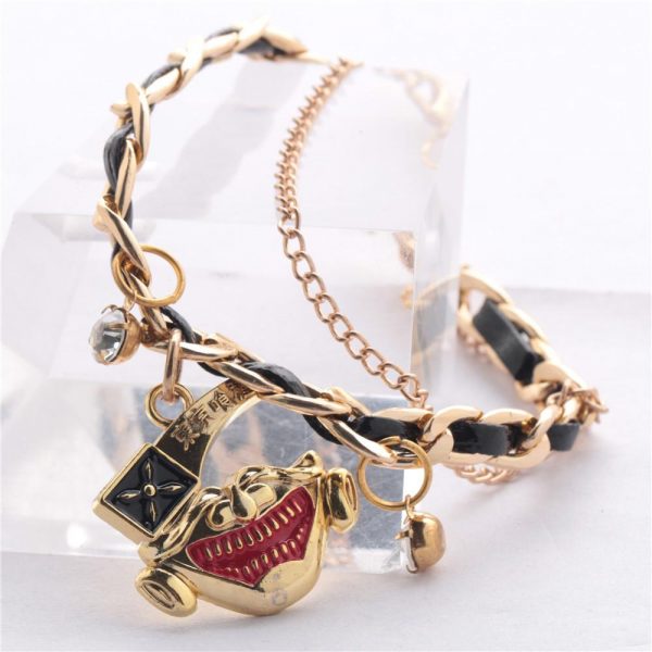 Tokyo Ghoul Bracelet with Alloy & LeatherOfficial Tokyo Ghoul Merch