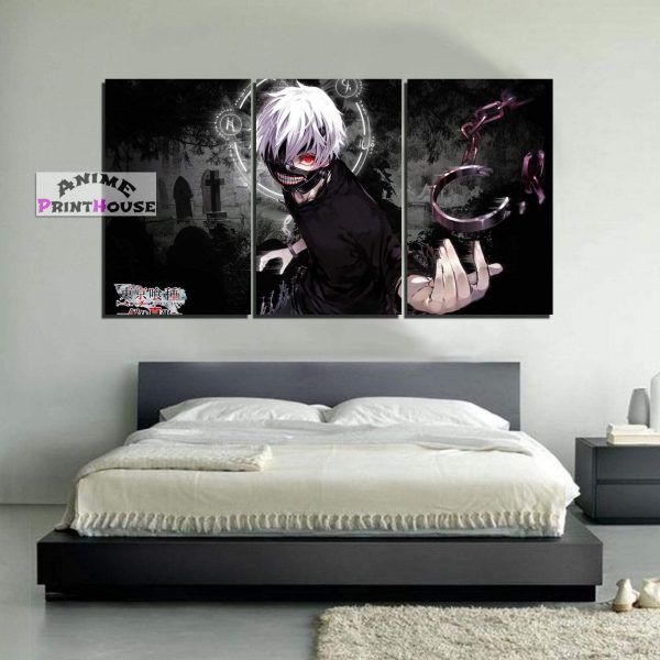 Tokyo Ghoul Canvas Art Wall Decor | Kaneki Ken 1Official Tokyo Ghoul Merch