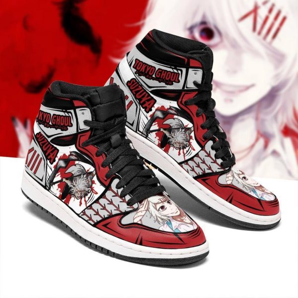 Juuzou Suzuya Jordan Sneakers Custom Tokyo Ghoul Anime Shoes MN05Official Tokyo Ghoul Merch