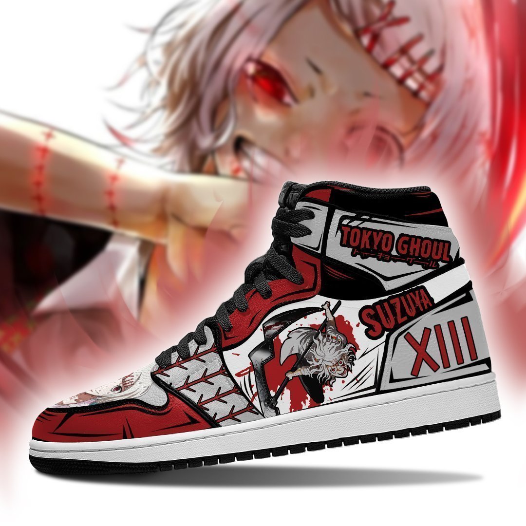 Tokyo Ghoul Shoes Merch: Juuzou Suzuya Jordan Sneakers | Tokyo Ghoul