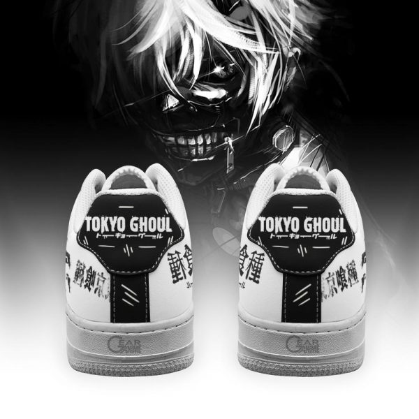 Tokyo Ghoul Black & White Ken Kaneki Air Force ShoesOfficial Tokyo Ghoul Merch