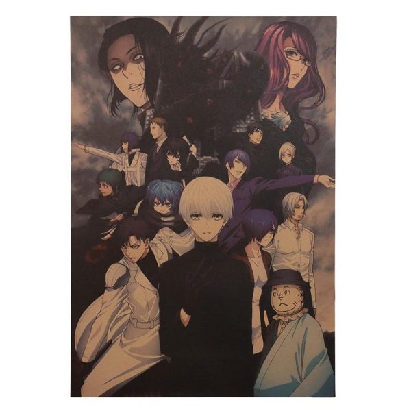 Classic Anime Tokyo Ghoul Character Poster 51x35.5cmOfficial Tokyo Ghoul Merch