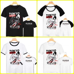 Tokyo Ghoul Anime T-Shirts in 4 FarbenOffizieller Tokyo Ghoul Merch