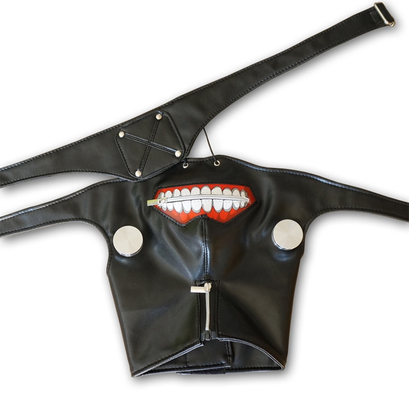 Tokyo Ghoul Face Mask - Kaneki Ken Adjustable Zipper PU Leather Mask