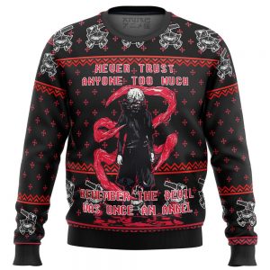 tokyo ghoul trust premium ugly christmas sweater 305114 1 - Tokyo Ghoul Merch Store