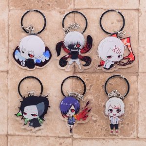 Tokyo Ghoul:re Acrylic Key Ring Quinques Cat Day (5)Saiko