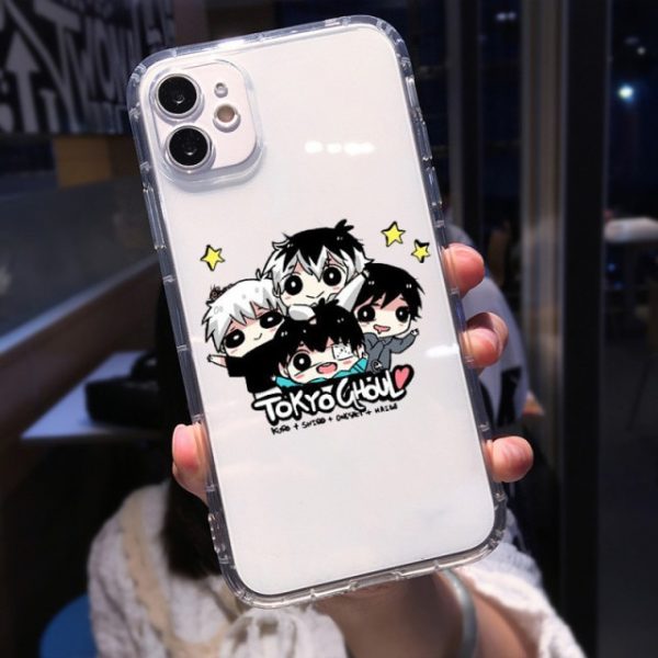 Soft Clear Shockproof Phone Case for IPhone 13 XR X XS 12 11 Pro Max 7 5.jpg 640x640 5 - Tokyo Ghoul Merch Store