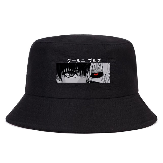 Tokyo Ghoul Kaneki Ken Eyes Anime Print Summer Hat Women Men Panama Bucket hat Cap The 1.jpg 640x640 1 - Tokyo Ghoul Merch Store