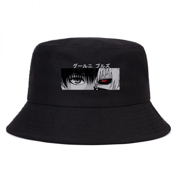 Tokyo Ghoul Kaneki Ken Eyes Anime Print Summer Hat Women Men Panama Bucket hat Cap The - Tokyo Ghoul Merch Store