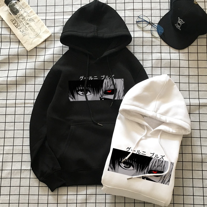 Tokyo Ghoul Hoodies Kaneki Ken Eyes Tokyo Ghoul Printed Hoodie