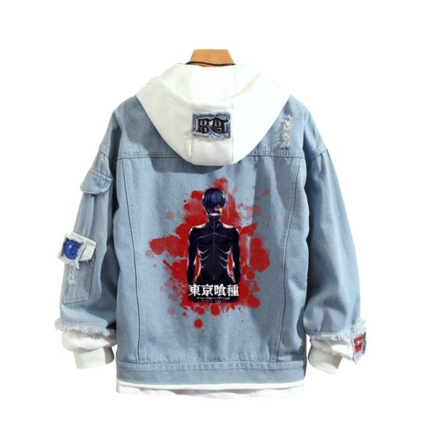 Fashion Design Cosplay Tokyo Ghoul Kaneki Ken Denim Jeans Jacket Hoodie Coat Costume Spring Autumn Hood 5.jpg 640x640 5 - Tokyo Ghoul Merch Store