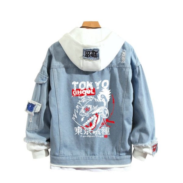 Fashion Design Cosplay Tokyo Ghoul Kaneki Ken Denim Jeans Jacket Hoodie Coat Costume Spring Autumn Hood 6.jpg 640x640 6 - Tokyo Ghoul Merch Store