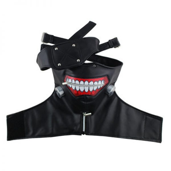 Halloween adjustable zipper rubber mask anime Tokyo Ghoul Kaneki Ken 1 - Tokyo Ghoul Merch Store