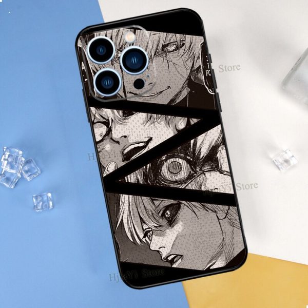 Ken Kaneki Tokyo Ghoul Case For iPhone 13 12 11 Pro Max mini SE 2020 X 3 - Tokyo Ghoul Merch Store